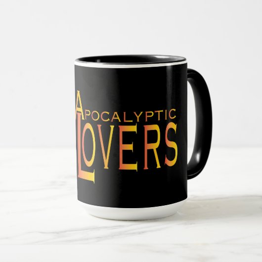 Apocalyptische Lovers 15 oz. O Joe! Mok (Voorkant rechts)