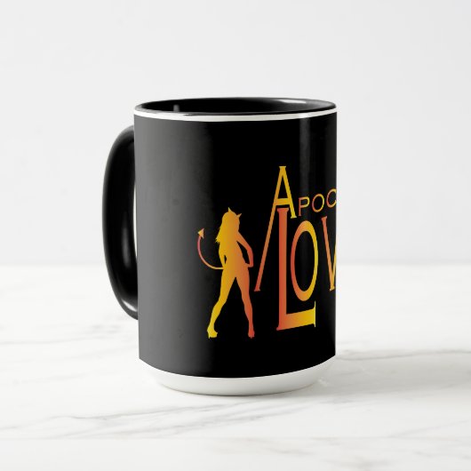 Apocalyptische Lovers 15 oz. O Joe! Mok (Voorkant links)