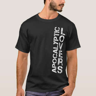 Apocalyptische Lovers - (M) Verticale DBL zijkant T-shirt