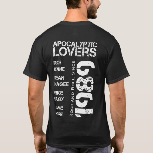 Apocalyptische overlagen - sinds 1989 - nieuw conc t-shirt (Achterkant)