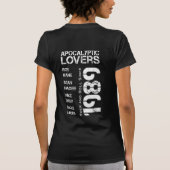 Apocalyptische overs (W) - sinds 1989 - concert T. T-shirt (Achterkant)