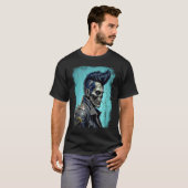 Apocalyptische Rock'n'Roll Zombie T-shirt (Voorkant volledig)