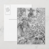 Apocalyptische scène briefkaart (Voorkant / Achterkant)