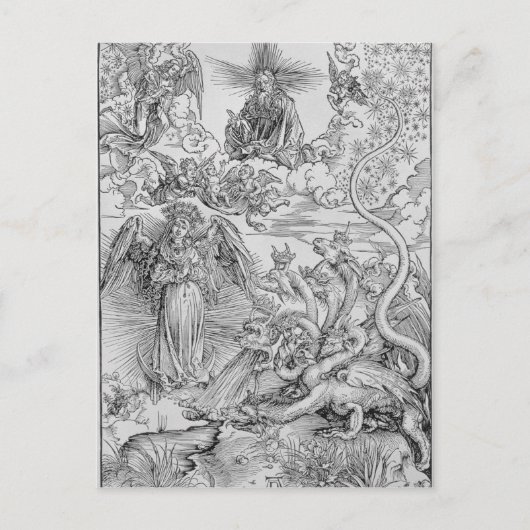 Apocalyptische scène briefkaart (Voorkant)