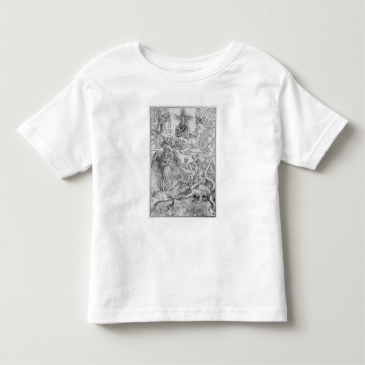 Apocalyptische scène kinder shirts (Voorkant)