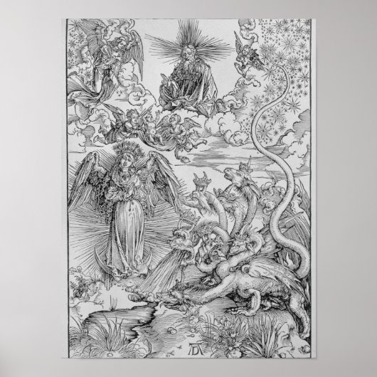 Apocalyptische scène poster (Voorkant)