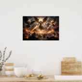 Apocalyptische toorn van aartsengelen poster (Keuken)