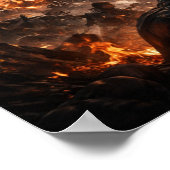Apocalyptische toorn van aartsengelen poster (Hoek)