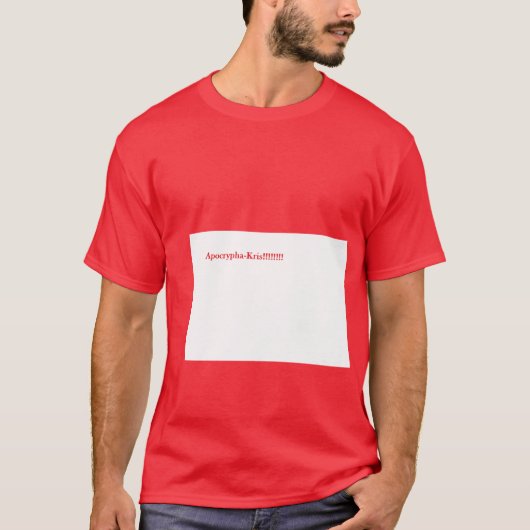 Apocrypha-Kris T-shirt (Voorkant)
