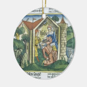 Apocrypha: Tobit is verblind door mousserende drup Keramisch Ornament (Links)