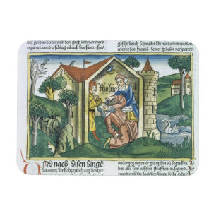 Apocrypha: Tobit is verblind door mousserende drup Magneet