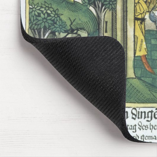 Apocrypha: Tobit is verblind door mousserende drup Muismat (Hoek)