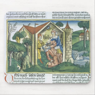 Apocrypha: Tobit is verblind door mousserende drup Muismat