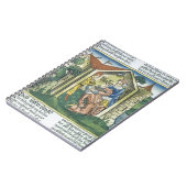 Apocrypha: Tobit is verblind door mousserende drup Notitieboek (Linkerzijde)