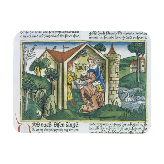 Apocrypha: Tobit is verblind door spinnendrukkinge Magneet (Horizontaal)