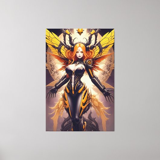 Apoidea - Queen Bee 004 Canvas Afdruk (Voorkant)