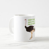 Apolitiek Ostrich Koffiemok (Voorkant links)