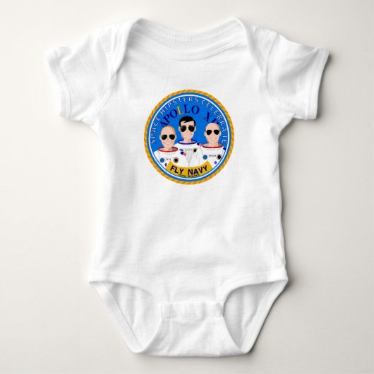 Apollo12 50ste verjaardag baby-kostuum romper (Voorkant)