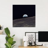 Apollo 10 Earthrise Poster (Thuiskantoor)