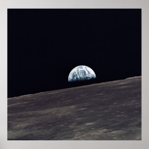 Apollo 10 Earthrise Poster
