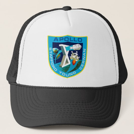 Apollo 10:  Nogmaals naar de maan! Trucker Pet (Voorkant)