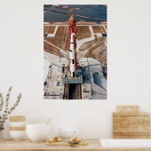 Apollo 10 over de lanceringspad poster (Keuken)
