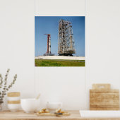 Apollo 10 over de lanceringspad poster (Keuken)