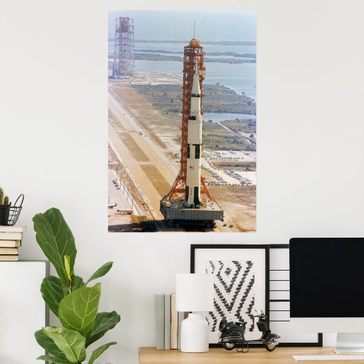 Apollo 10 poster (Thuiskantoor)