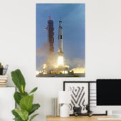 Apollo 10 Start Poster (Thuiskantoor)