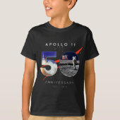 Apollo 11 50e Jubileum maanlanding 20 juli, T-shirt (Voorkant)
