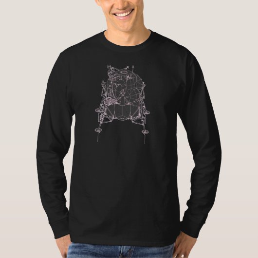 Apollo 11 50e Jubileum maanmodule Lem Eagle T-shirt (Voorkant)