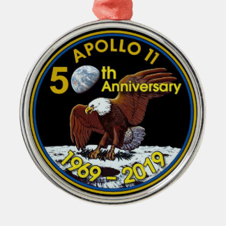 Apollo 11 50ste Jubileum Metalen Ornament