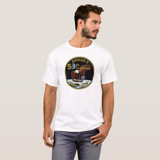 Apollo 11 50ste Jubileum T-shirt (Voorkant volledig)