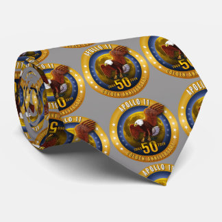 Apollo 11 50th Jubileum Golden Eagle en Moon - Stropdas