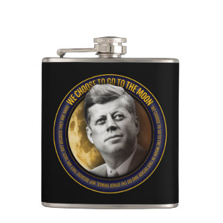 Apollo 11 50th Jubileum JFK Wij kiezen voor toespr Heupfles