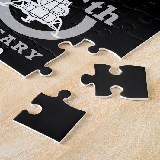 Apollo 11 50th Jubileum, Lunar Lander en Moon Legpuzzel (Zijkant)
