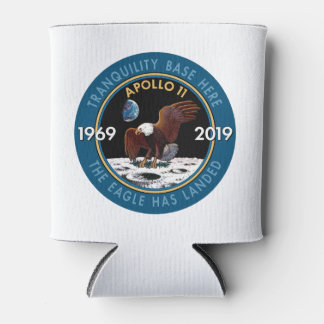 Apollo 11 50th Jubileum Mission Patch Insignia Blikjeskoeler