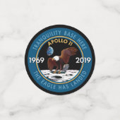 Apollo 11 50th Jubileum Mission Patch Insignia Confetti (Kleine voorkant)