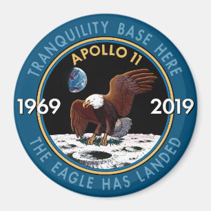 Apollo 11 50th Jubileum Mission Patch Insignia Magneet