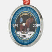 Apollo 11 50th Jubileum Mission Patch Insignia Metalen Ornament (Links)