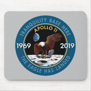 Apollo 11 50th Jubileum Mission Patch Insignia Muismat