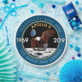 Apollo 11 50th Jubileum Mission Patch Insignia Papieren Bordje (Feest)
