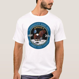 Apollo 11 50th Jubileum Mission Patch Insignia T-shirt