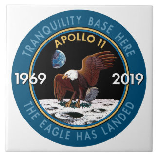 Apollo 11 50th Jubileum Mission Patch Insignia Tegeltje