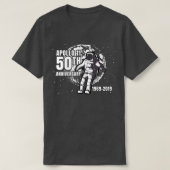 Apollo 11 50th Jubileum Moon Landing Astronaut T-shirt (Design voorkant)