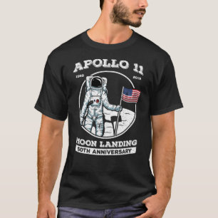 Apollo 11 50th Jubileum Shirt Moon Landing Gift