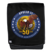 Apollo 11 50th Jubileum Starfield Moon Eagle - Rugtassen (Voorkant)