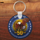 Apollo 11 50th Jubileum Starfield Moon Eagle - Sleutelhanger (Voorkant)