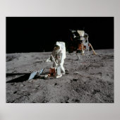 Apollo 11 Astronaut & Lunar Module "Eagle" Poster (Voorkant)