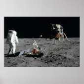 Apollo 11 Astronaut & Lunar Module "Eagle" Poster (Voorkant)